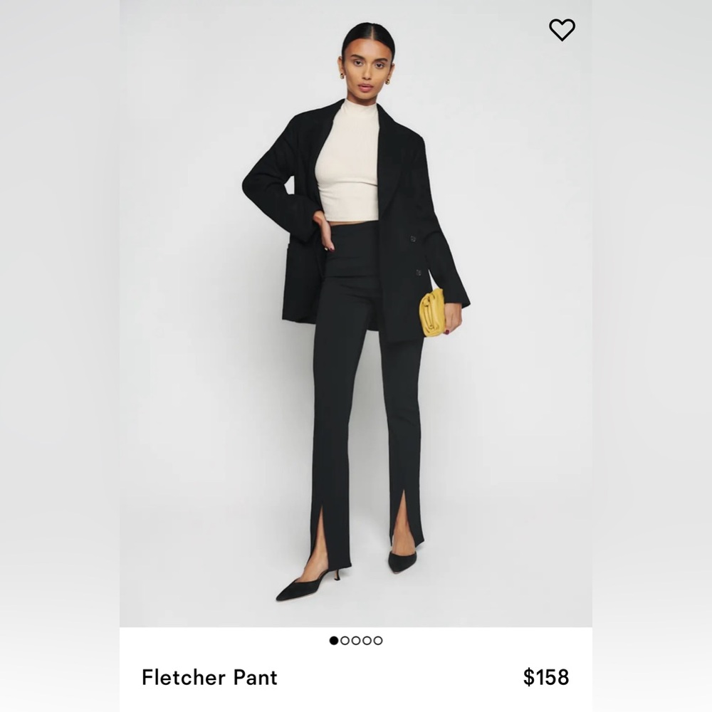 Reformation Black Pants NWOT